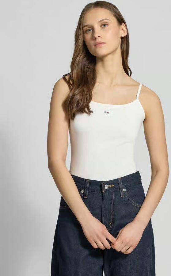 Tommy Jeans Curve Top met spaghettibandjes TJW ESSENTIAL STRAP TOP EXT in grote maten spaghettibandjes - Foto 11