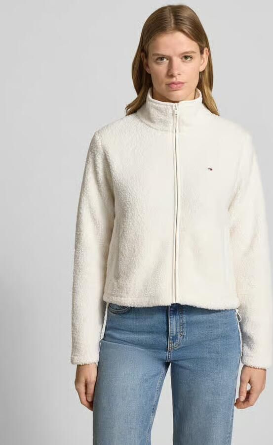 Tommy Jeans Regular fit teddy-jack met verdekte ritssluiting - Foto 3