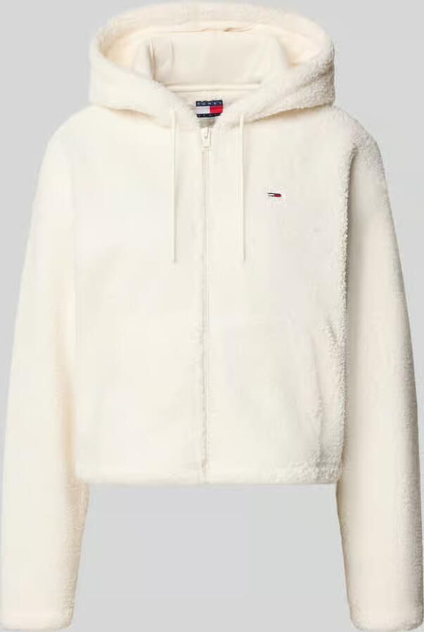 Tommy Jeans Regular fit teddyjack met ritssluiting