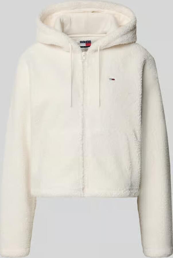 Tommy Jeans Regular fit teddyjack met ritssluiting