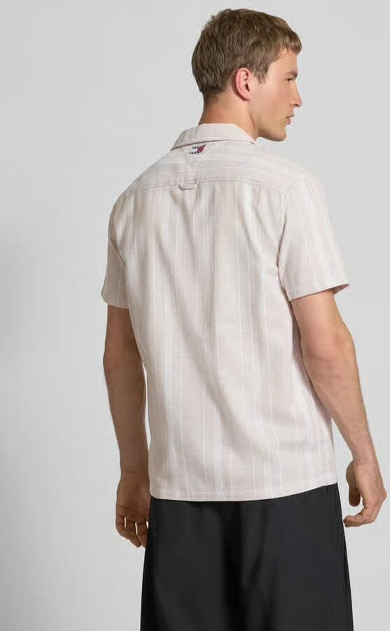 Tommy Jeans Overhemd Korte Mouw TJM TEXTURED REG CAMP SHIRT EXT - Foto 3