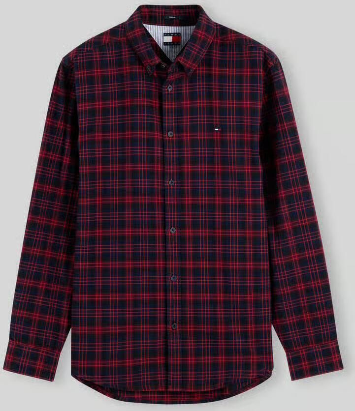 Tommy Jeans Regular fit vrijetijdsoverhemd met ruitmotief