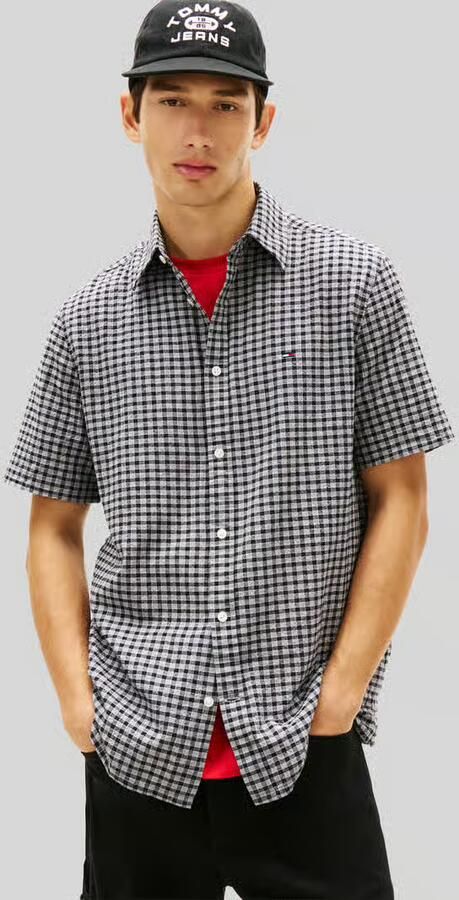 Tommy Jeans regular fit vrijetijdsoverhemd van katoenmix - Foto 4