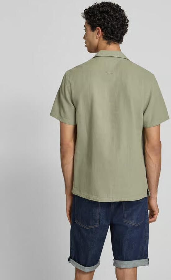 Tommy Jeans regular fit vrijetijdsoverhemd van mix van katoen en linnen - Foto 3