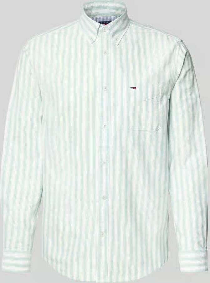 Tommy Jeans Regular fit vrijetijdsoverhemd van puur katoen