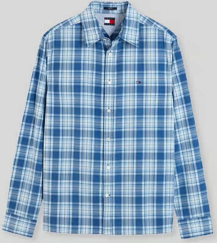 Tommy Jeans Regular fit vrijetijdsoverhemd van puur katoen