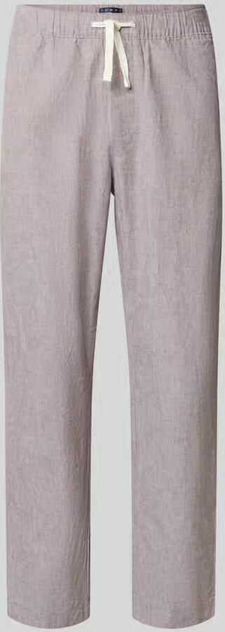 Tommy Jeans regular fit wijdte broek van mix van katoen en linnen - Foto 2