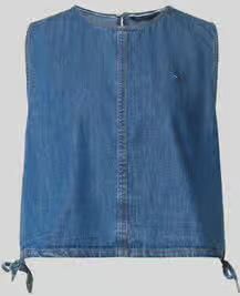 Tommy Jeans relaxed fit denim blousetop van puur katoen