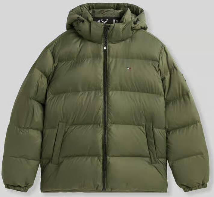 TOMMY JEANS Heren Jassen Tjm Essential Down Jacket Ext Groen