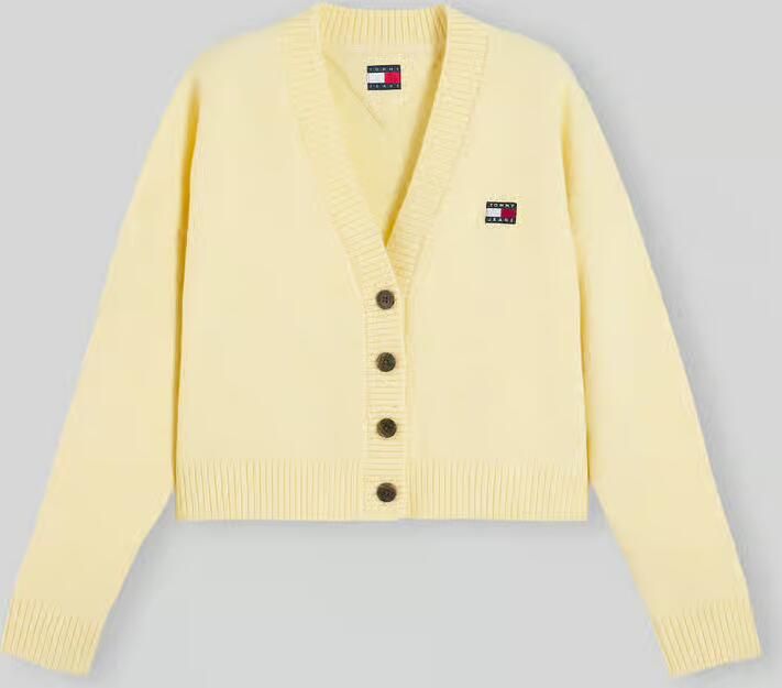 Tommy Jeans relaxed fit gebreid jack met alpaca- en met wol