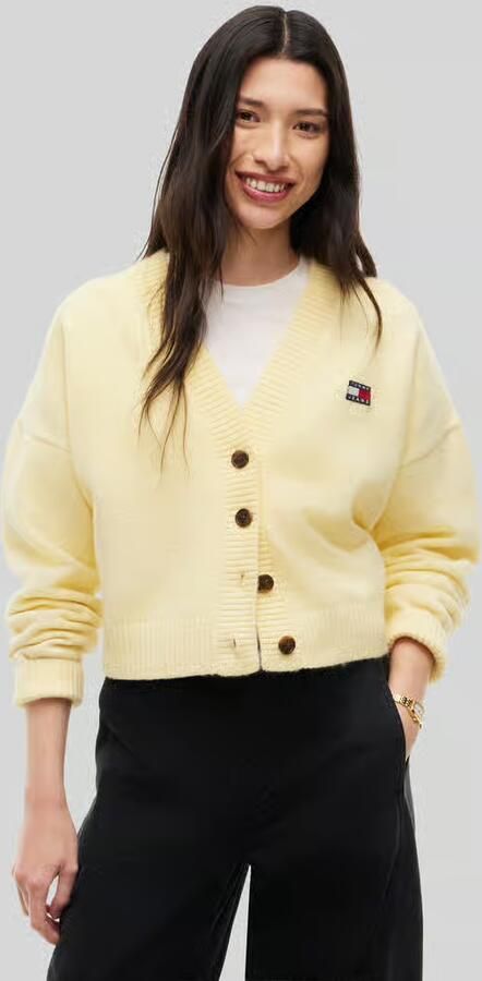 Tommy Jeans relaxed fit gebreid jack met alpaca- en met wol - Foto 3