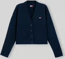 Tommy Jeans relaxed fit gebreid jack met alpaca- en met wol