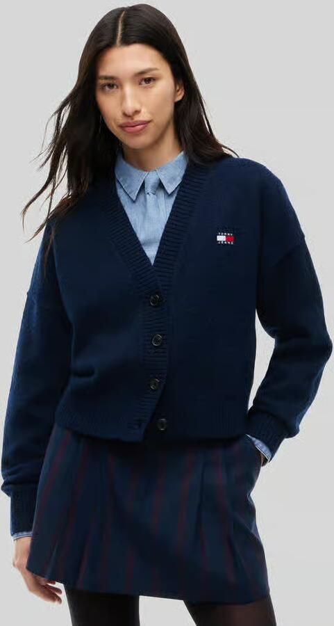 Tommy Jeans relaxed fit gebreid jack met alpaca- en met wol - Foto 2