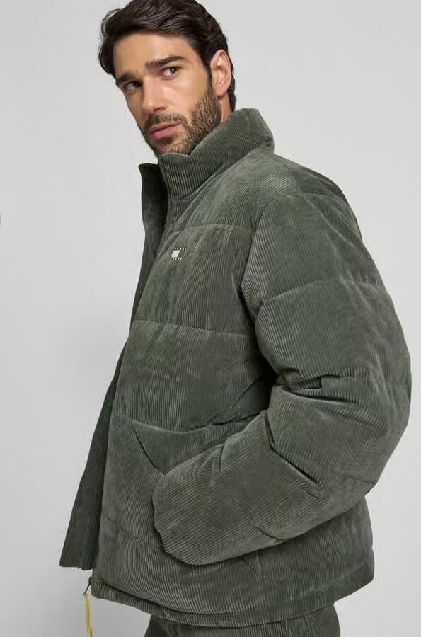 Tommy Jeans Relaxed fit gewatteerd jack van corduroy - Foto 5
