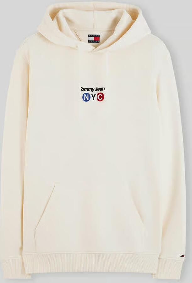 Tommy Jeans relaxed fit hoodie van puur katoen