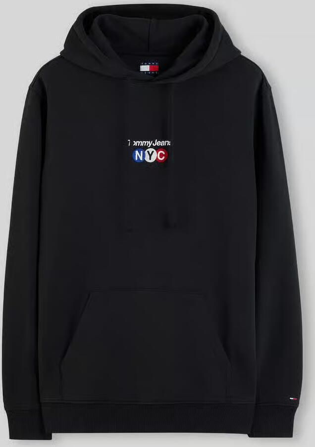 Tommy Jeans relaxed fit hoodie van puur katoen