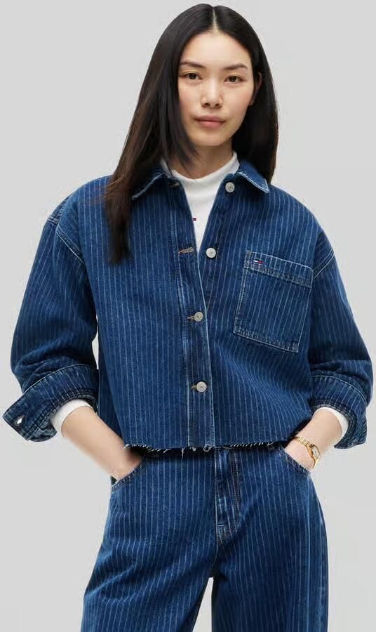 Tommy Jeans relaxed fit jeanshemd van puur katoen - Foto 2