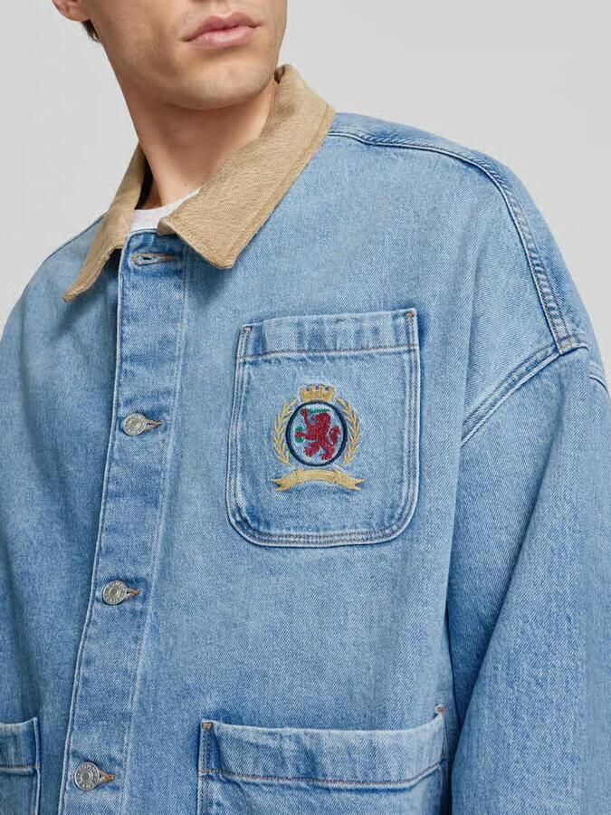 Tommy Jeans Relaxed fit jeansjack met contrasterende kraag - Foto 3
