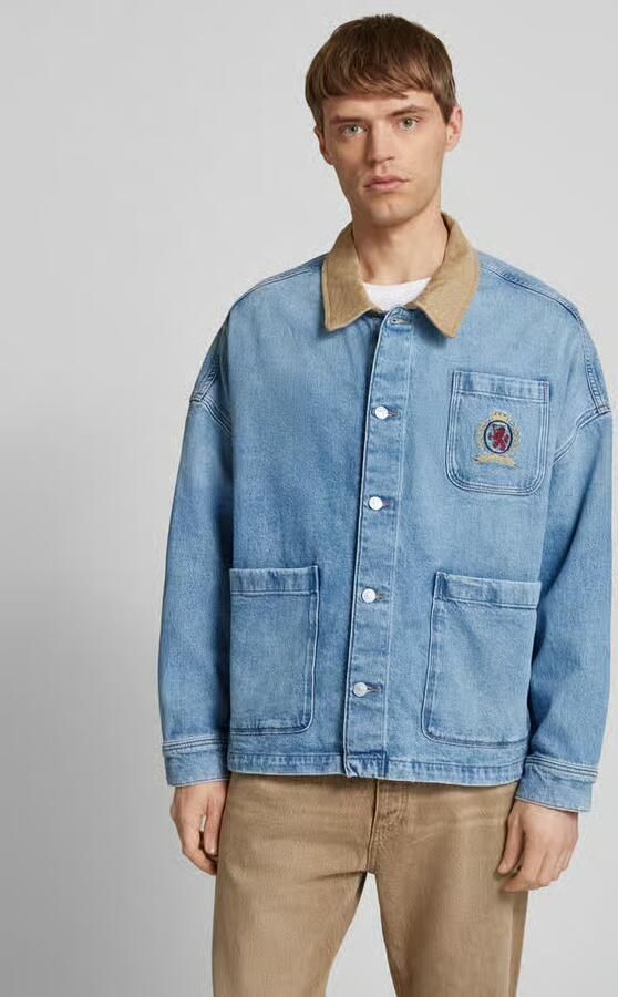 Tommy Jeans Relaxed fit jeansjack met contrasterende kraag - Foto 5