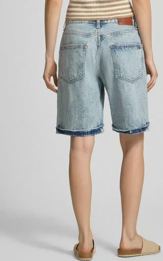 Tommy Jeans relaxed fit korte jeans van mix van katoen en lyocell - Foto 4
