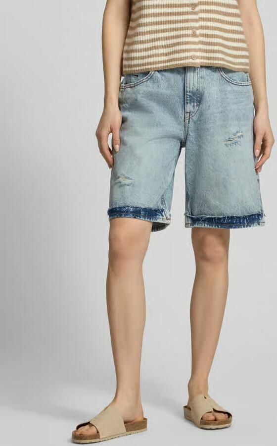 Tommy Jeans relaxed fit korte jeans van mix van katoen en lyocell - Foto 5