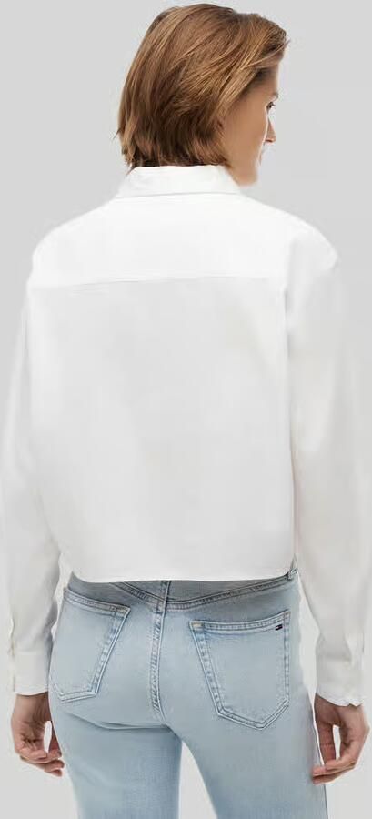 Tommy Jeans relaxed fit overhemdblouse van puur katoen