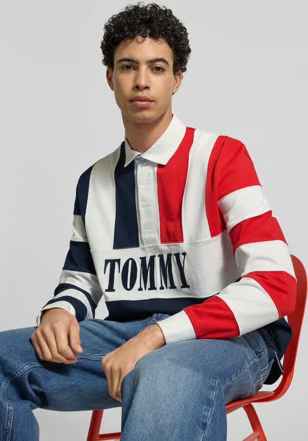Tommy Jeans Relaxed fit poloshirt van puur katoen - Foto 2