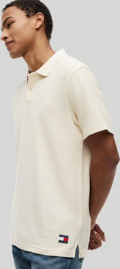 Tommy Jeans relaxed fit poloshirt van puur katoen
