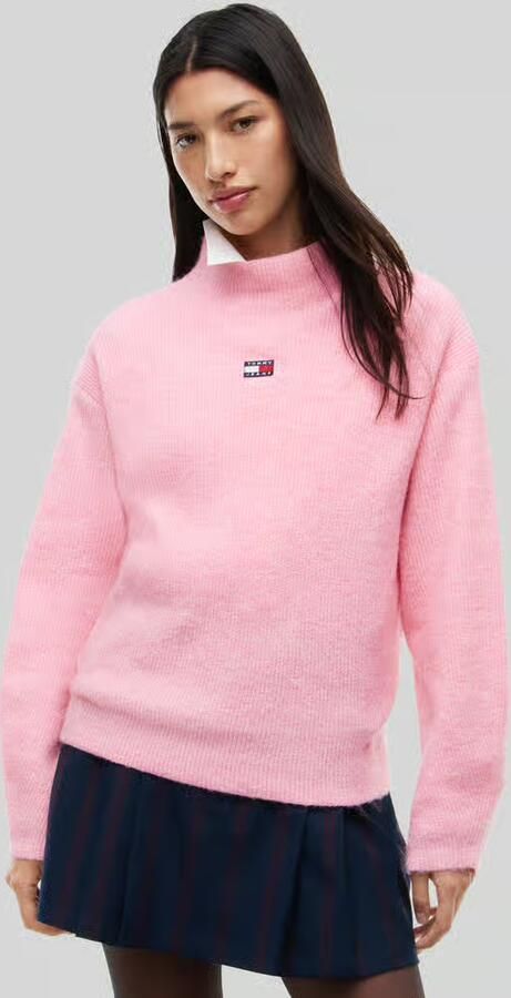 Tommy Jeans relaxed fit pullover met alpaca-aandeel - Foto 2