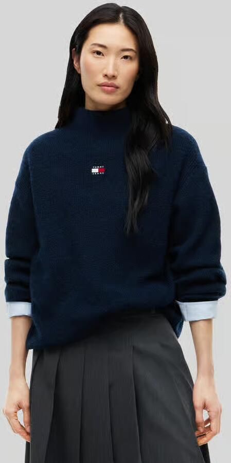 Tommy Jeans relaxed fit pullover met alpaca-aandeel - Foto 3
