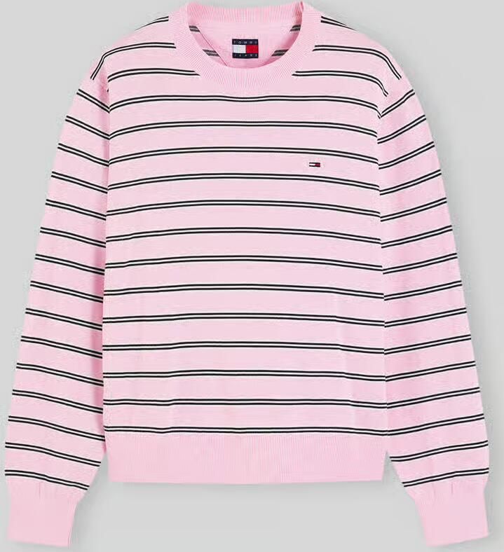 Tommy Jeans relaxed fit pullover van katoenmix