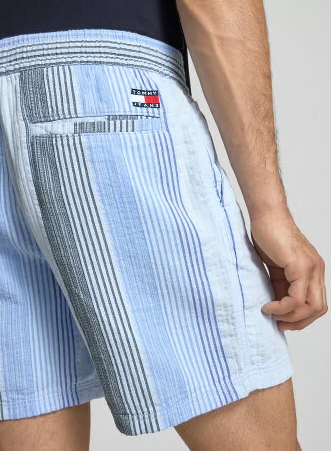 TOMMY JEANS Heren Broeken Tjm Textured Stripe Short Ext Multi - Foto 5