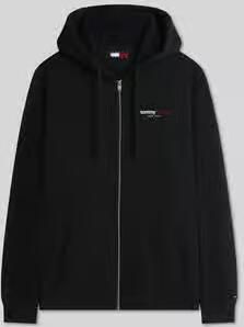 Tommy Jeans relaxed fit sweatjack van katoenmix