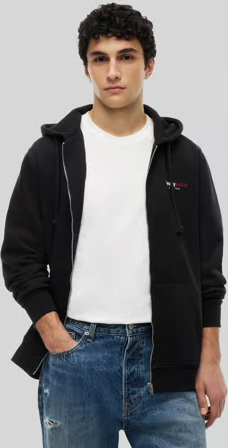 Tommy Jeans relaxed fit sweatjack van katoenmix - Foto 2