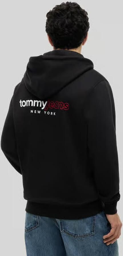 Tommy Jeans relaxed fit sweatjack van katoenmix - Foto 3