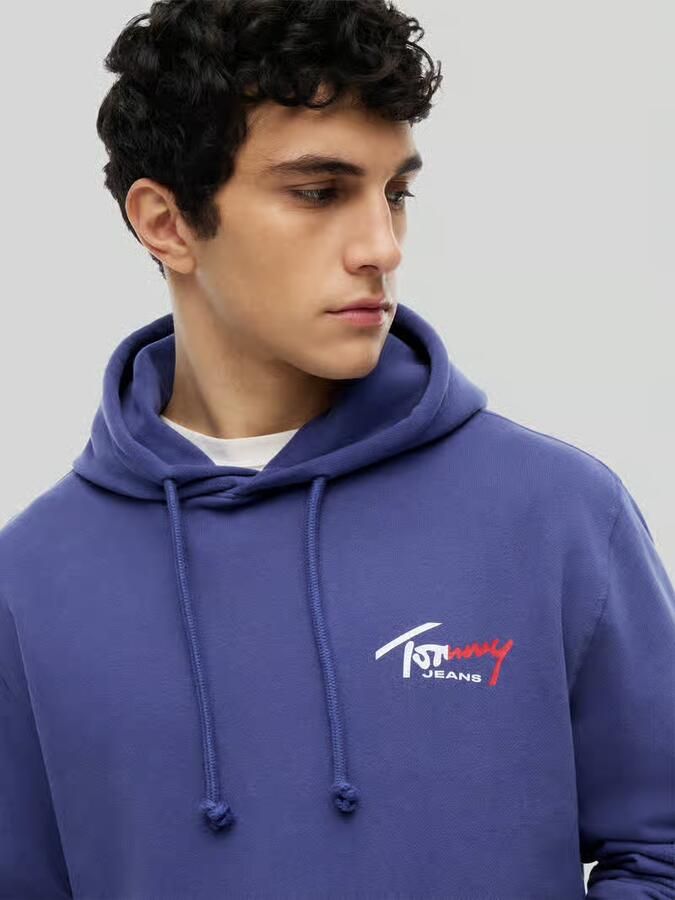 Tommy Jeans relaxed fit sweatshirt van puur katoen