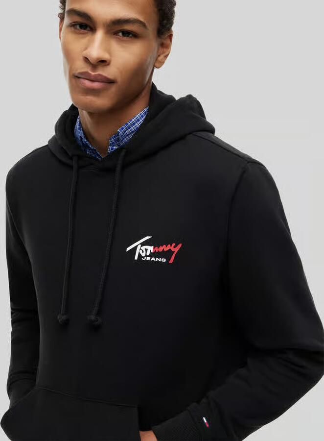 Tommy Jeans relaxed fit sweatshirt van puur katoen