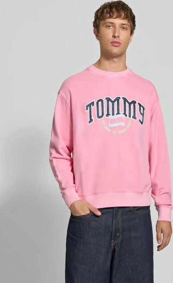 Tommy Jeans relaxed fit sweatshirt van puur katoen - Foto 3