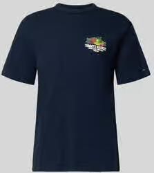 Tommy Jeans relaxed T-shirt met backprint donkerblauw - Foto 4