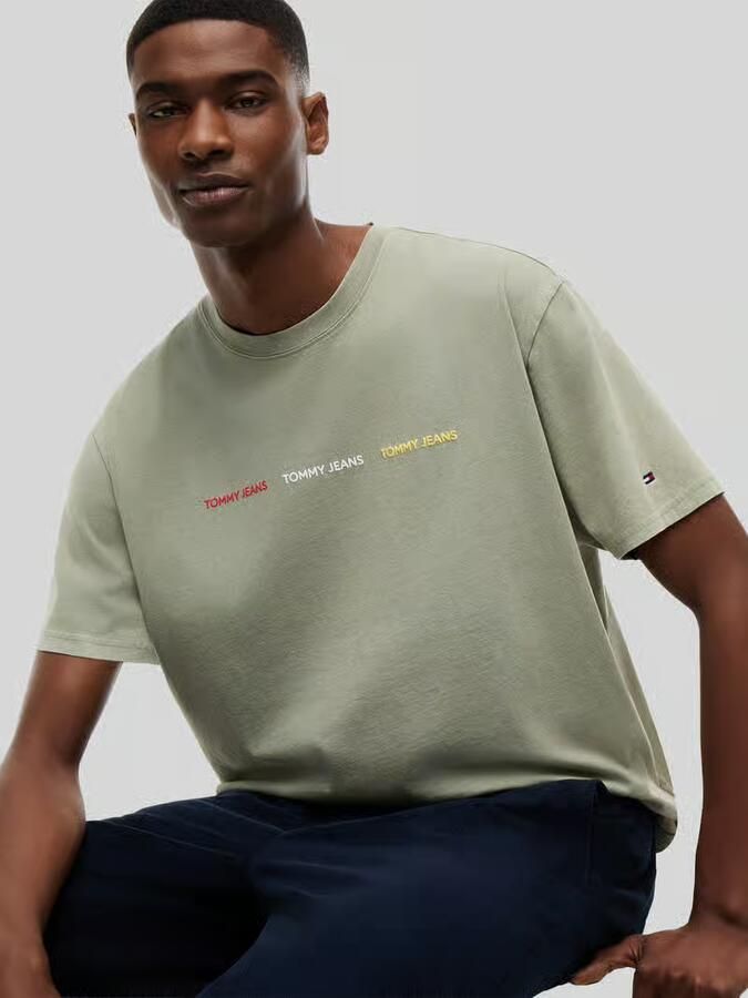 Tommy Jeans relaxed fit T-shirt van puur katoen