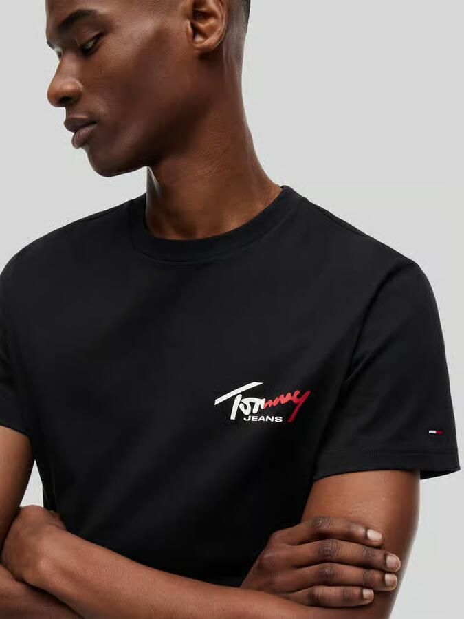 Tommy Hilfiger Slim Sign Chest Logo Shirt Heren - Foto 2