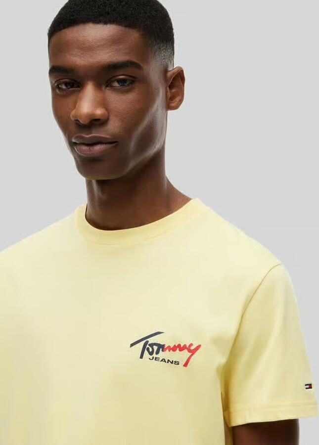 Tommy Jeans slim fit T-shirt van puur katoen