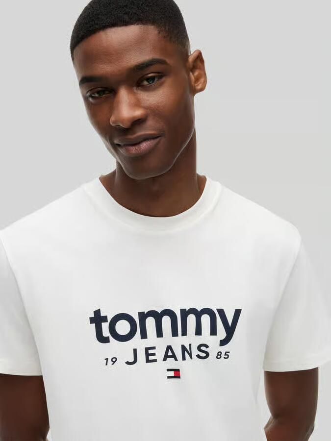 Tommy Jeans relaxed fit T-shirt van puur katoen met labelopschrift
