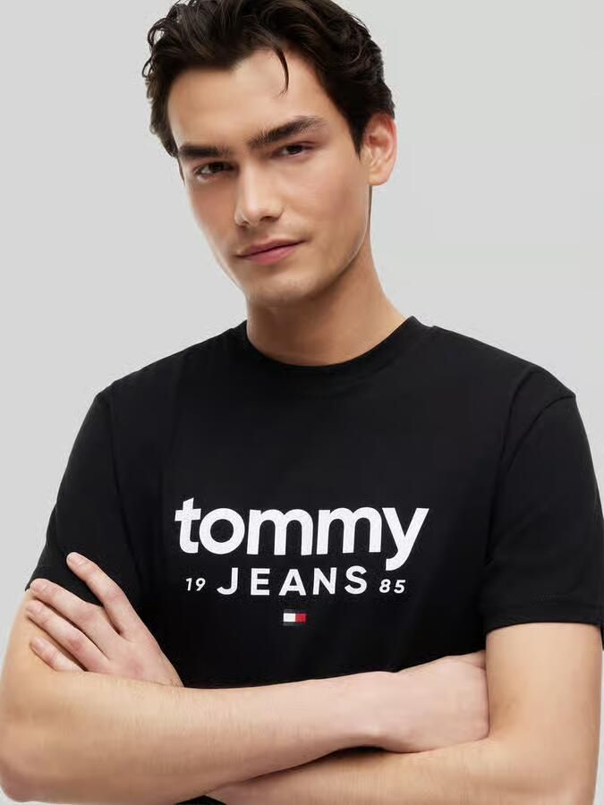 Tommy Jeans relaxed fit T-shirt van puur katoen met labelopschrift