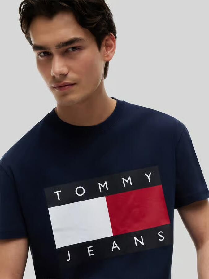 Tommy Jeans Relaxed fit T-shirt van puur katoen met logoprint - Foto 6