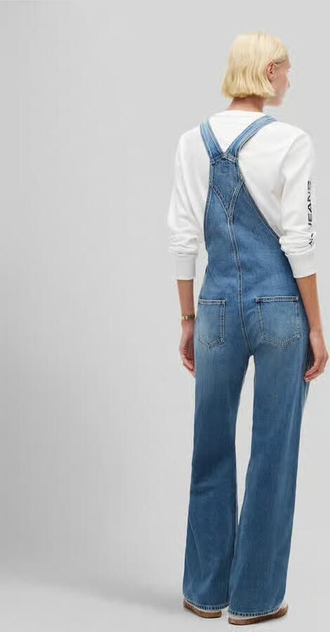 Tommy Jeans relaxed fit tuinbroek van puur katoen