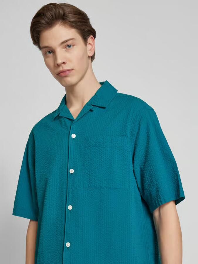 TOMMY JEANS Overhemd met korte mouwen TJM RLX SEERSUCKER CAMP SHIRT - Foto 10