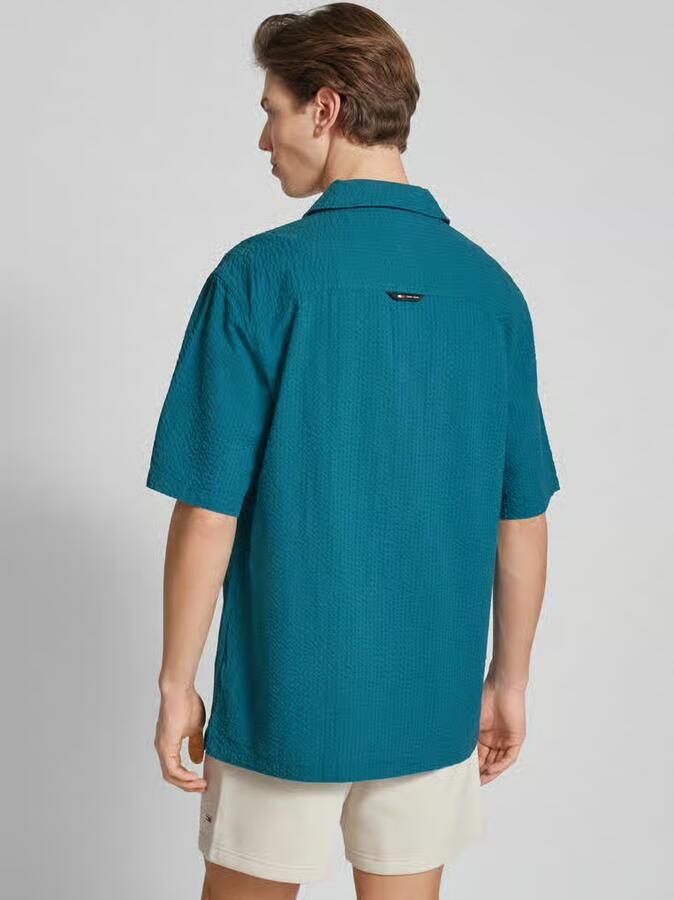 TOMMY JEANS Overhemd met korte mouwen TJM RLX SEERSUCKER CAMP SHIRT - Foto 10
