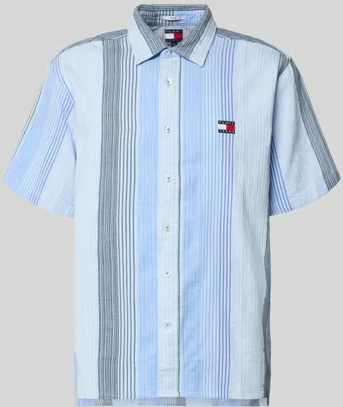 TOMMY JEANS Heren Overhemden Tjm Rlx Stripe Ss Shirt Ext Multi - Foto 6