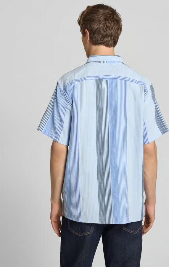 TOMMY JEANS Heren Overhemden Tjm Rlx Stripe Ss Shirt Ext Multi - Foto 5